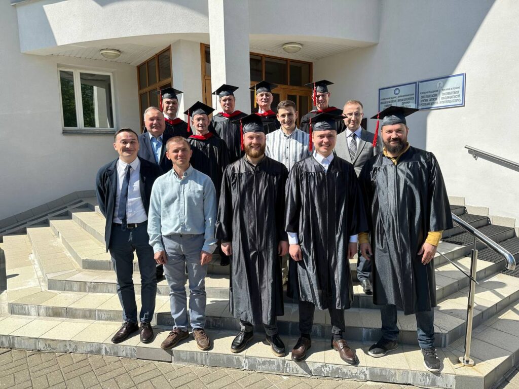 Graduates of Minsk Theological Seminary in Belarus.