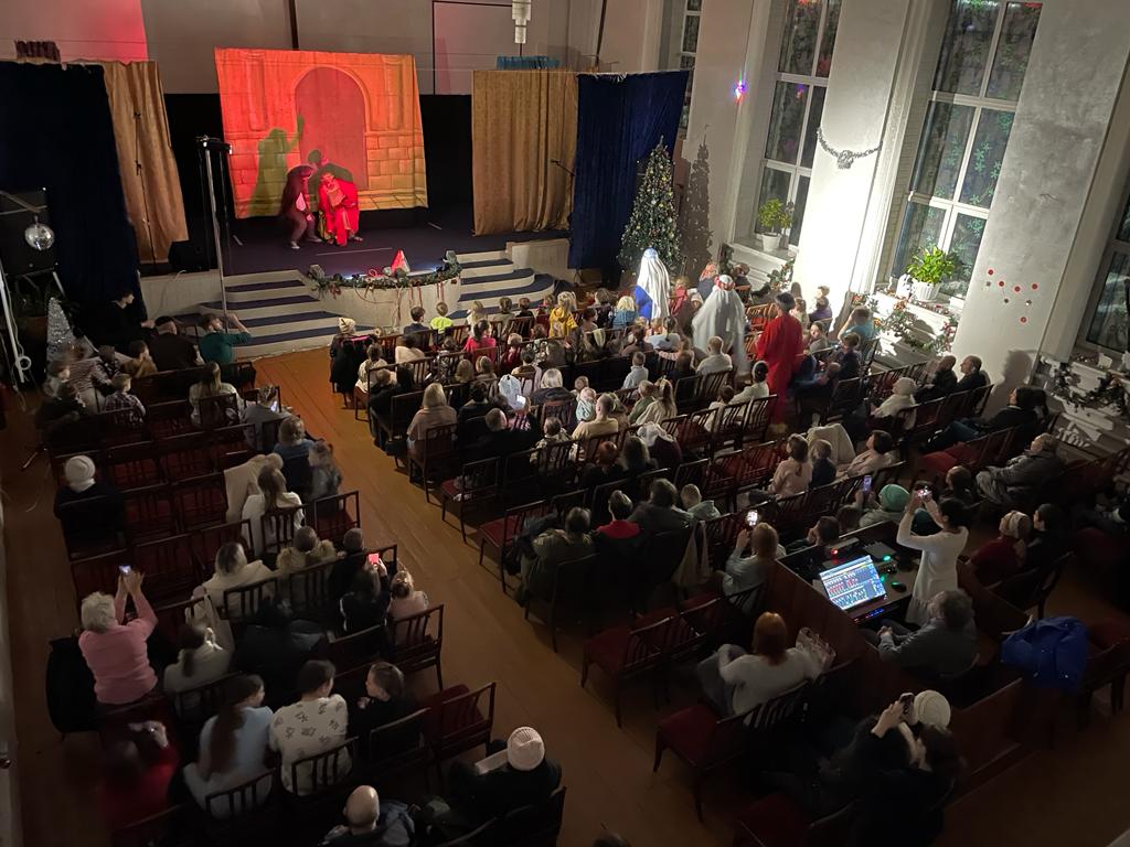 Children at an Immanuel's Child Christmas event.